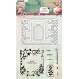 Studio Light Sending You Love Stamp And Cutting Dies Plaid ATC (JMA-SYL-SCD93) (DISCONTINUED)