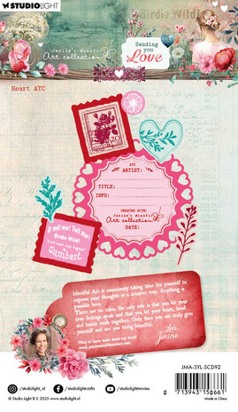 Studio Light Sending You Love Stamp and Cutting Dies Heart ATC (JMA-SYL-SCD92) (DISCONTINUED) Studio Light Sending You Love Stamp and Cutting Dies Heart ATC (JMA-SYL-SCD92) (DISCONTINUED)