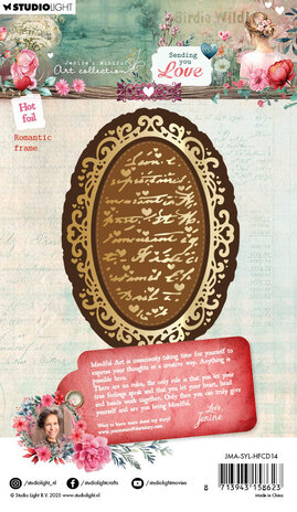 Studio Light Sending You Love Hot Foil Cutting Dies Romantic Frame (JMA-SYL-HFCD14) (DISCONTINUED)