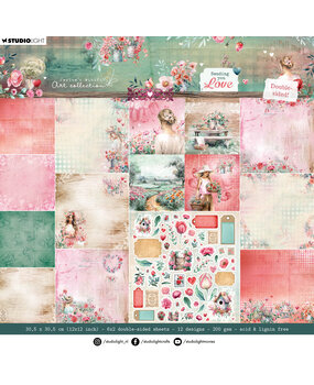 Studio Light Sending You Love 12x12 Inch Scrapbooking Paper Pad (JMA-SYL-DPP288) (DISCONTINUED)