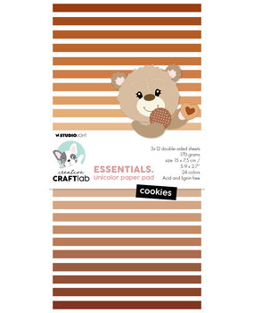 Creative Craftlab Cookies Essentials Unicolor Paper Pad (CCL-ES-UPP291) (DISCONTINUED)