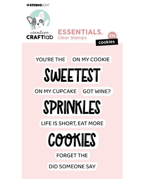 Creative Craftlab Cookies EN Essentials Clear Stamp (CCL-ES-STAMP802) (DISCONTINUED)