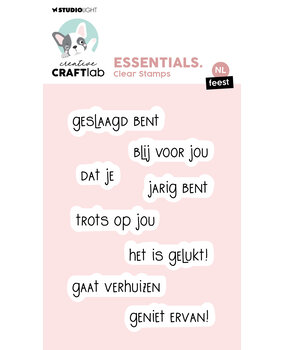 Creative Craftlab Feest NL Essentials Clear Stamp (CCL-ES-STAMP800) (DISCONTINUED)