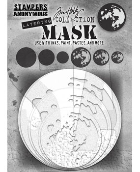 Stampers Anonymous Moon Tim Holtz Layering Stencil (6pcs) (MSK01)