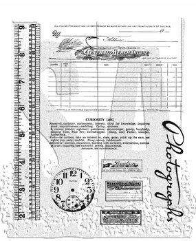 Stampers Anonymous Curiosities Tim Holtz Cling Stamps (CMS104)