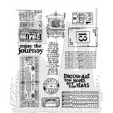 Stampers Anonymous Going Somewhere Tim Holtz Cling Stamps (CMS090)