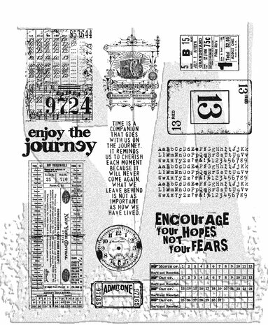 Stampers Anonymous Going Somewhere Tim Holtz Cling Stamps (CMS090) Stampers Anonymous Going Somewhere Tim Holtz Cling Stamps (CMS090)