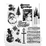 Stampers Anonymous Mini Holidays 2 Tim Holtz Cling Stamps (CMS096)
