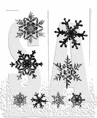 Stampers Anonymous Grunge Flakes Tim Holtz Cling Stamps (CMS098) Stampers Anonymous Grunge Flakes Tim Holtz Cling Stamps (CMS098)