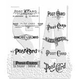 Stampers Anonymous Postcards Tim Holtz Cling Stamps (CMS099)