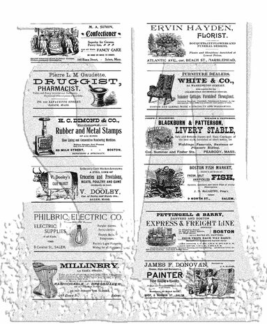 Stampers Anonymous Adverts Tim Holtz Cling Stamps (CMS101) Stampers Anonymous Adverts Tim Holtz Cling Stamps (CMS101)