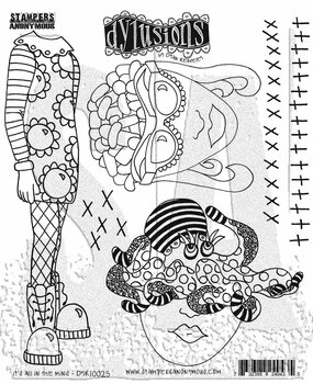 Stampers Anonymous It's All In The Mind Dylusions Cling Stamps (DYR10025)