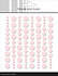 Adhesive Enamel Dots Light Pink (96pcs) (SBA036)