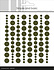 Adhesive Enamel Dots Moss Green (96pcs) (SBA039)
