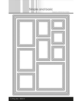 Simple and Basic A5 Frame w/Windows Dies (SBD514)