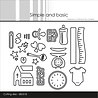 Simple and Basic Baby Icons Dies (SBD518)