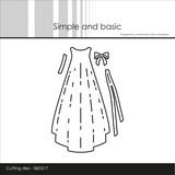 Simple and Basic Christening Gown Dies (SBD517)