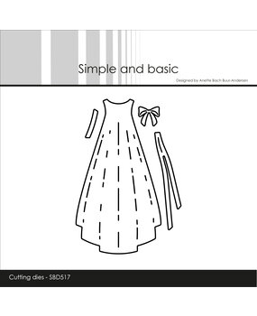 Simple and Basic Christening Gown Dies (SBD517)