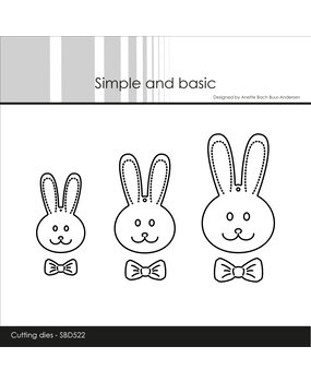 Simple and Basic Cute Rabbits Dies (SBD522)