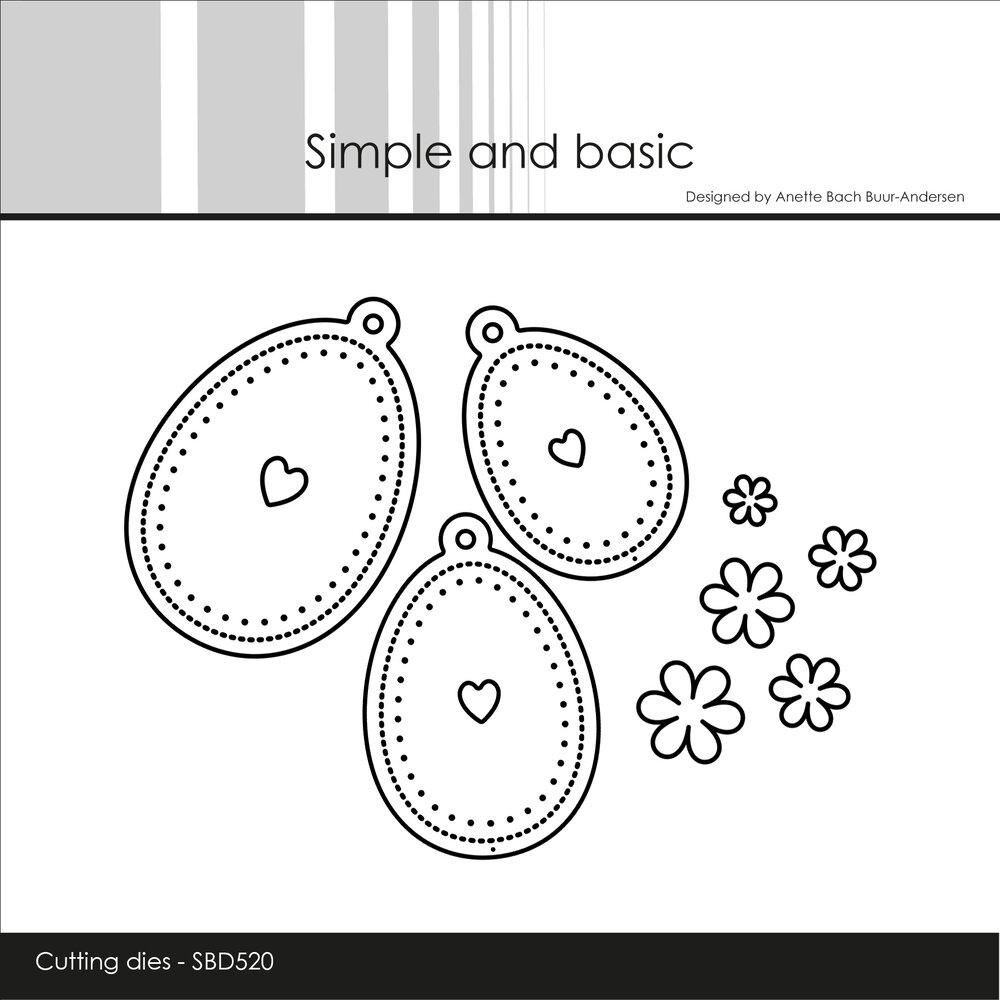 Simple and Basic Easter Eggs Dies (SBD520)