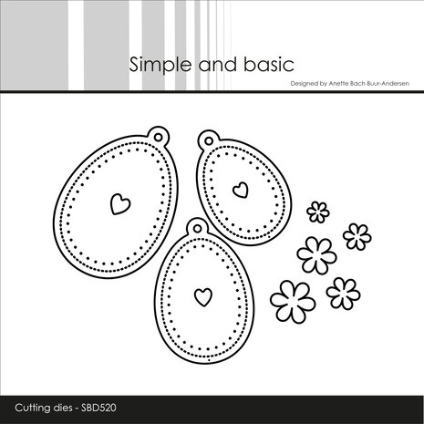 Simple and Basic Easter Eggs Dies (SBD520)