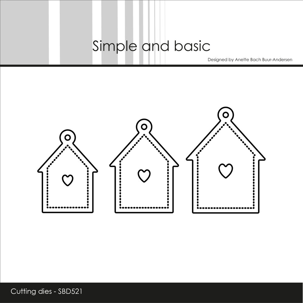 Simple and Basic Houses Dies (SBD521)