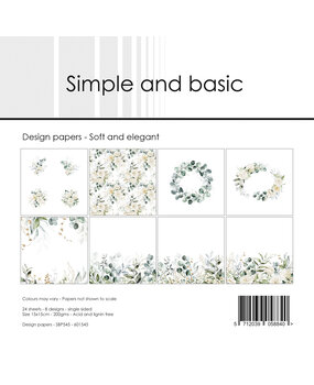 Simple and Basic Paper pad 6x6 Inch Soft and Elegant (SBP545)