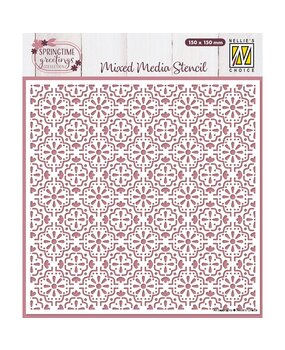 Nellie Snellen Mixed Media Stencil Easter Tiles (MMS4K-087)