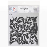 Ciao Bella Texture Stencil 8x8 Inch Eternal Gold (MS8-061)