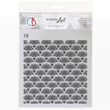 Ciao Bella Texture Stencil 8x8 Inch Iconic Pattern (MS8-066)