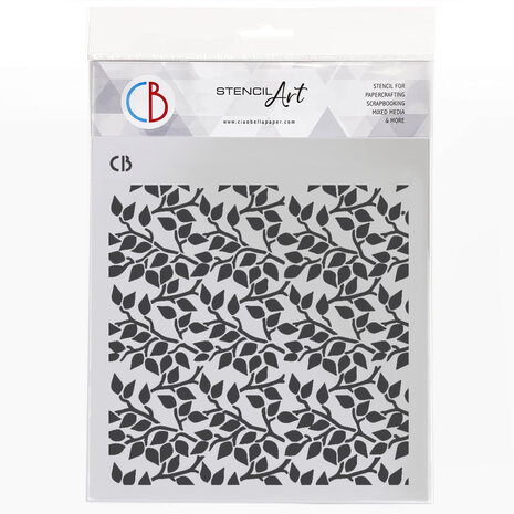 Ciao Bella Texture Stencil 8x8 Inch Vibrant Blossoms (MS8-070) Ciao Bella Texture Stencil 8x8 Inch Vibrant Blossoms (MS8-070)