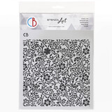 Ciao Bella Texture Stencil 8x8 Inch Florentine Fusion (MS8-071)