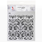 Ciao Bella Texture Stencil 8x8 Inch Tapestry Treasures (MS8-077)