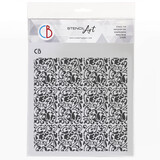 Ciao Bella Texture Stencil 8x8 Inch Majestic Visions (MS8-079)