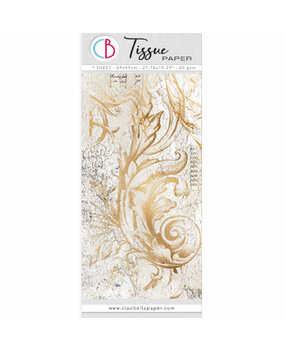 Ciao Bella Tissue Paper 69x49cm Golden Age (HT006) (DISCONTINUED) Ciao Bella Tissue Paper 69x49cm Golden Age (HT006) (DISCONTINUED)