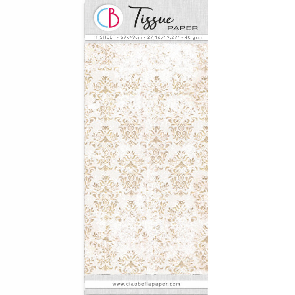 Ciao Bella Tissue Paper 69x49cm Victorian Velvet (HT005)