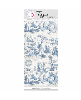 Ciao Bella Tissue Paper 69x49cm Toile de Jouy (HT018) (DISCONTINUED)