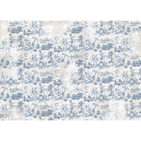 Ciao Bella Tissue Paper 69x49cm Toile de Jouy (HT018) (DISCONTINUED)
