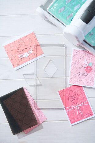 Sizzix Dimensional Diffuser by Stacey Park Accessory - Diamond Plate and Insert (666858)