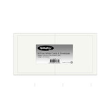 HobbyGros Storage Cards & Envelopes 10x10cm Pure White (50pcs) (SS129)