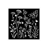 Stamperia Poppies and Butterfly Thick Stencil 12x12cm (KSTDS16) Stamperia Poppies and Butterfly Thick Stencil 12x12cm (KSTDS16)