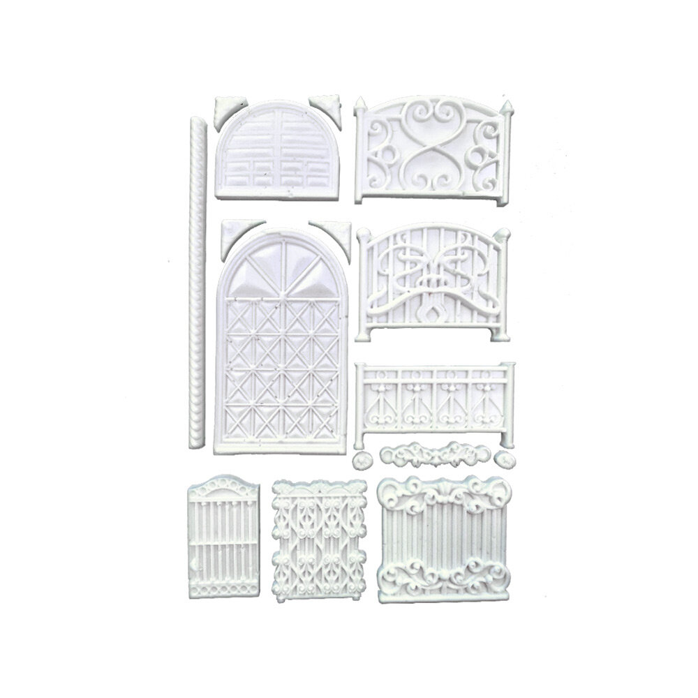 Stamperia Fence and Door A5 Silicon Mould (KACMA564)