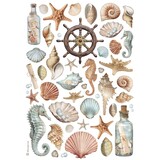 Stamperia Shells A4 Rice Paper (6pcs) (DFSA4998) Stamperia Shells A4 Rice Paper (6pcs) (DFSA4998)