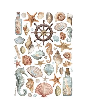 Stamperia Shells A4 Rice Paper (6pcs) (DFSA4998) Stamperia Shells A4 Rice Paper (6pcs) (DFSA4998)