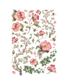 Stamperia Roses and Ivy A4 Rice Paper (6pcs) (DFSA4990) Stamperia Roses and Ivy A4 Rice Paper (6pcs) (DFSA4990)