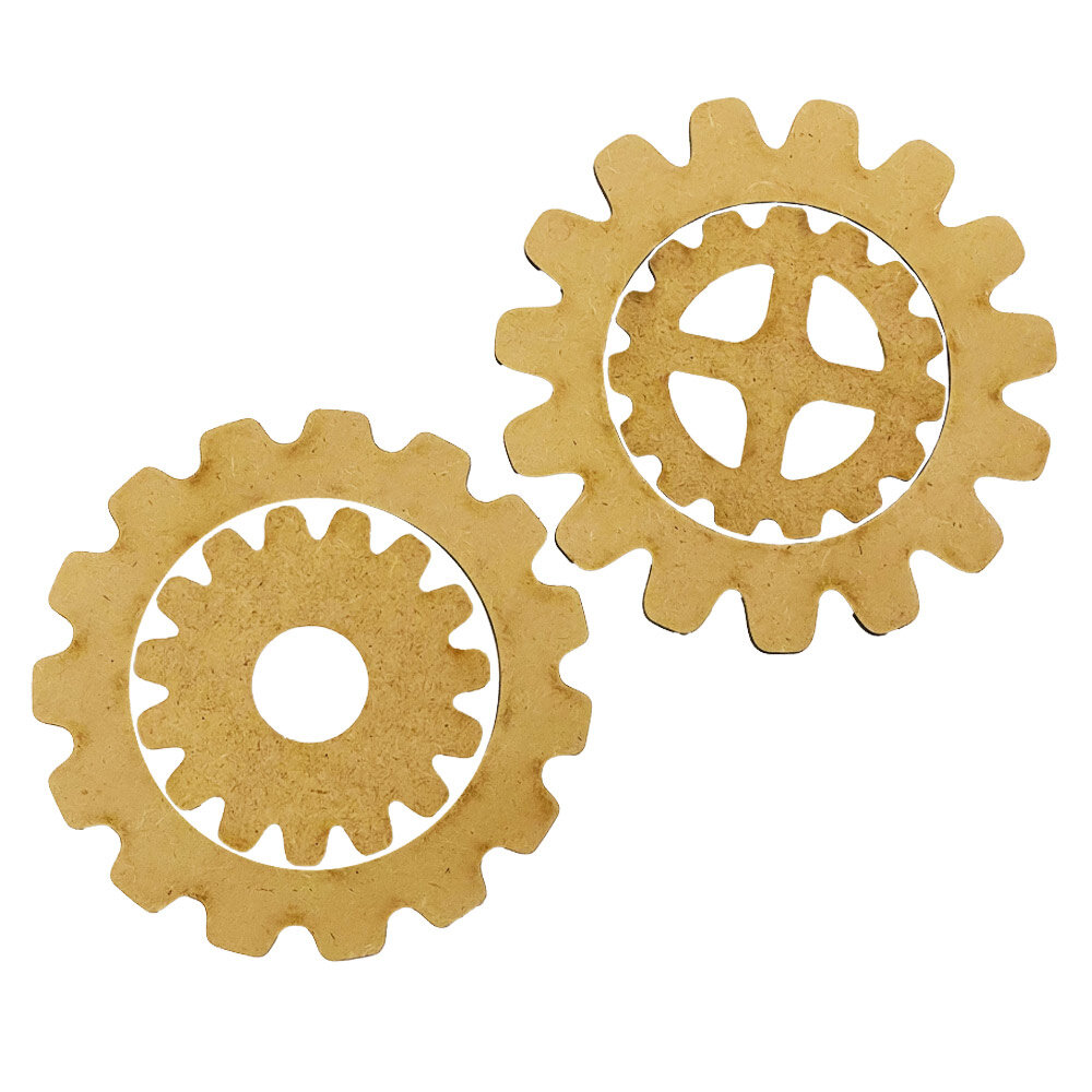 Stamperia Master of Magic MDF Crafty Shapes Blanks Gears (KLSM37)
