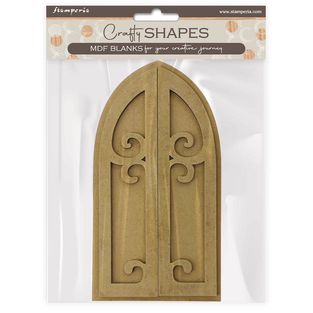 Master of Magic MDF Crafty Shapes Blanks Window (KLSM39) - Craftlines B.V.