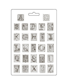 Stamperia Master of Magic Soft Mould A4 Alphabet (K3PTA4589) Stamperia Master of Magic Soft Mould A4 Alphabet (K3PTA4589)