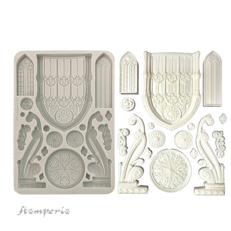 Stamperia Master of Magic A5 Silicon Mould Architecture Elements (KACMA569)