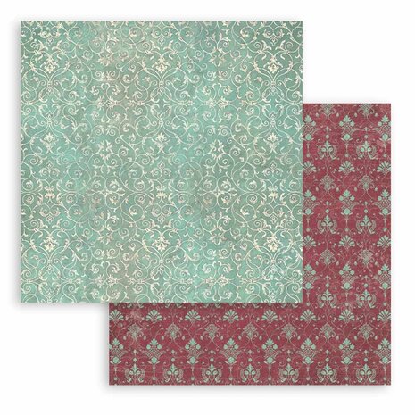 Stamperia Master of Magic 12x12 Inch Paper Sheets Turquoise Tapestry (10pcs) (SBB1054) Stamperia Master of Magic 12x12 Inch Paper Sheets Turquoise Tapestry (10pcs) (SBB1054)